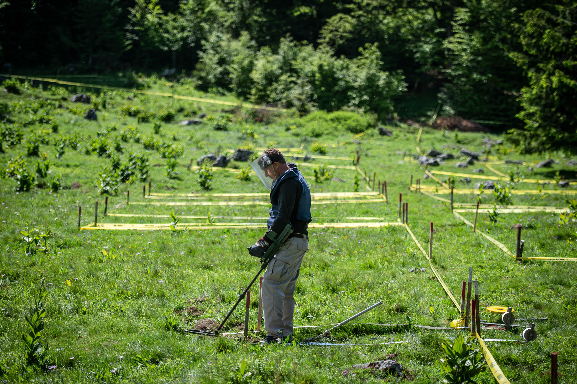 Bosnia minefield