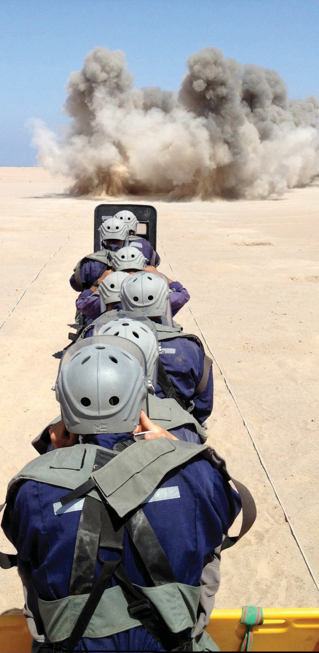 Chile mine clearance CNAD2
